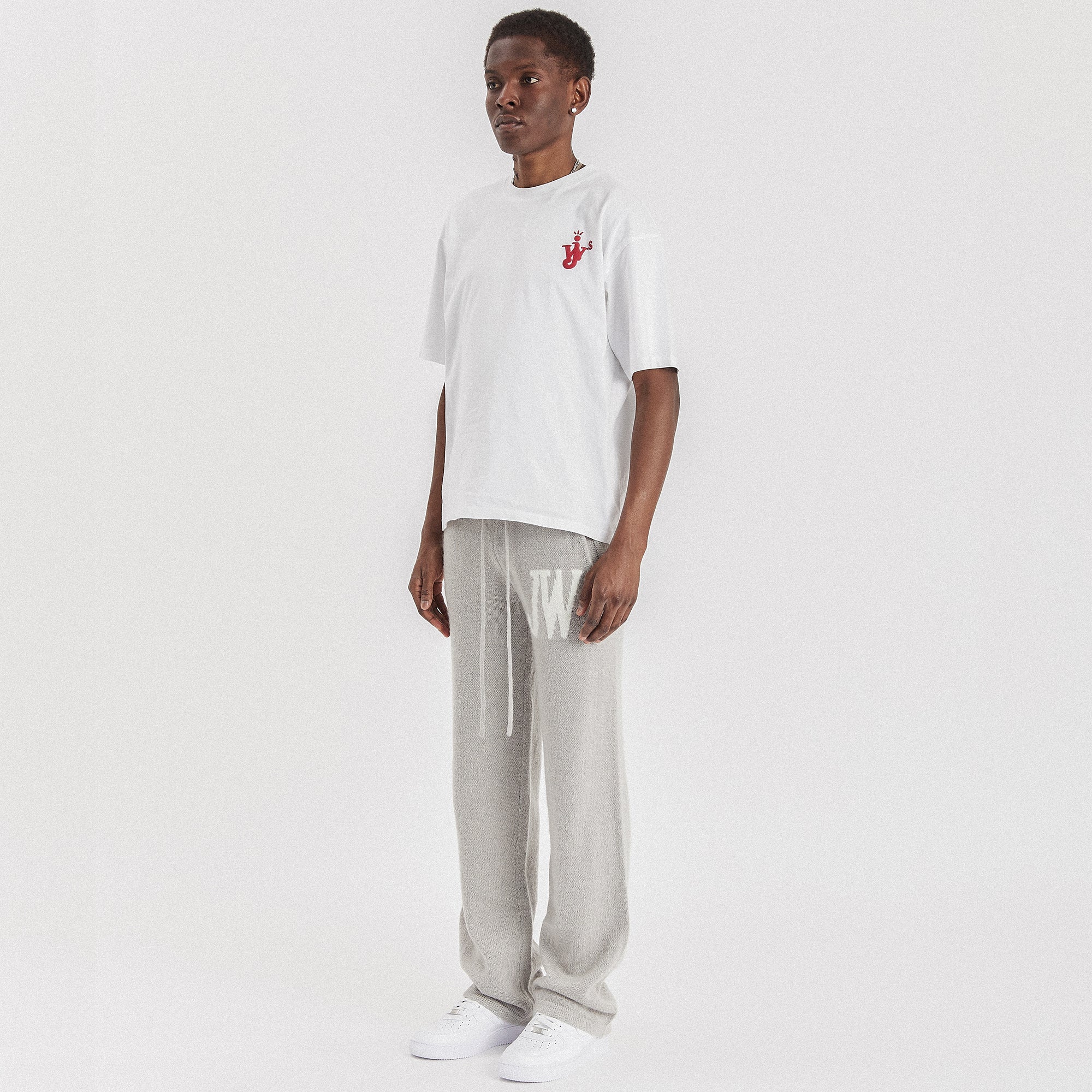 cool grey mohair sweatpants