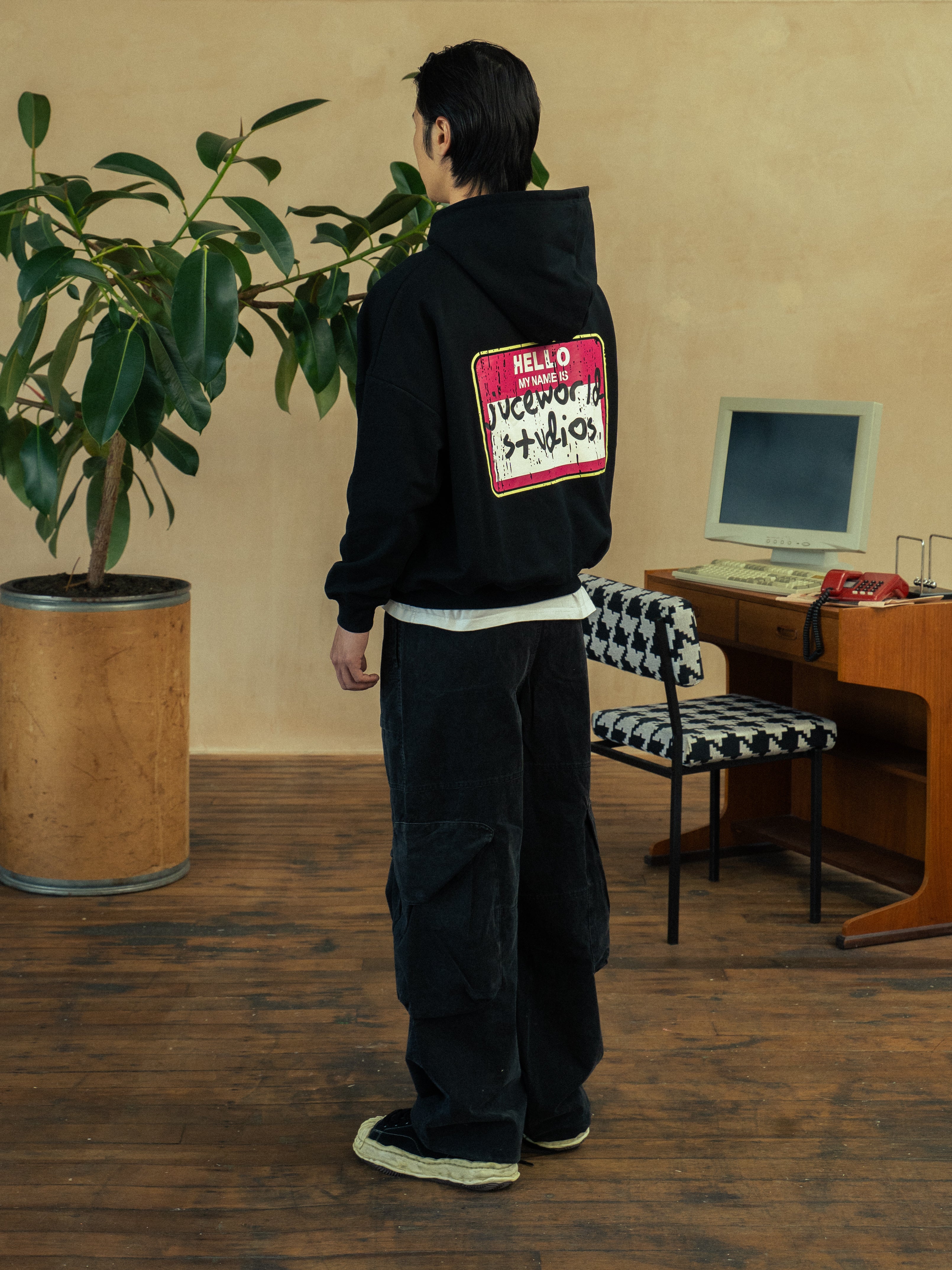Black Uniform Hoodie