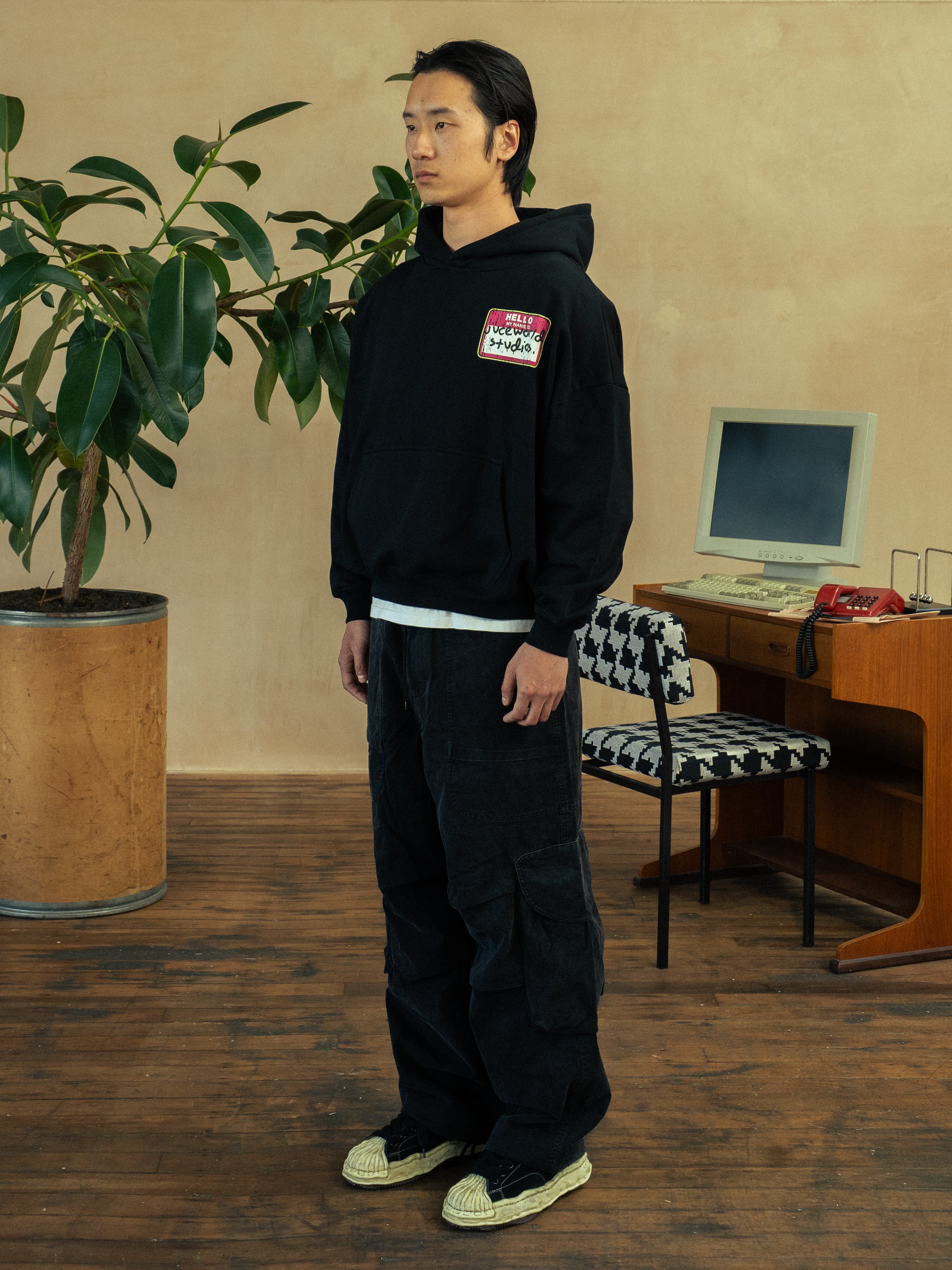 Black Uniform Hoodie
