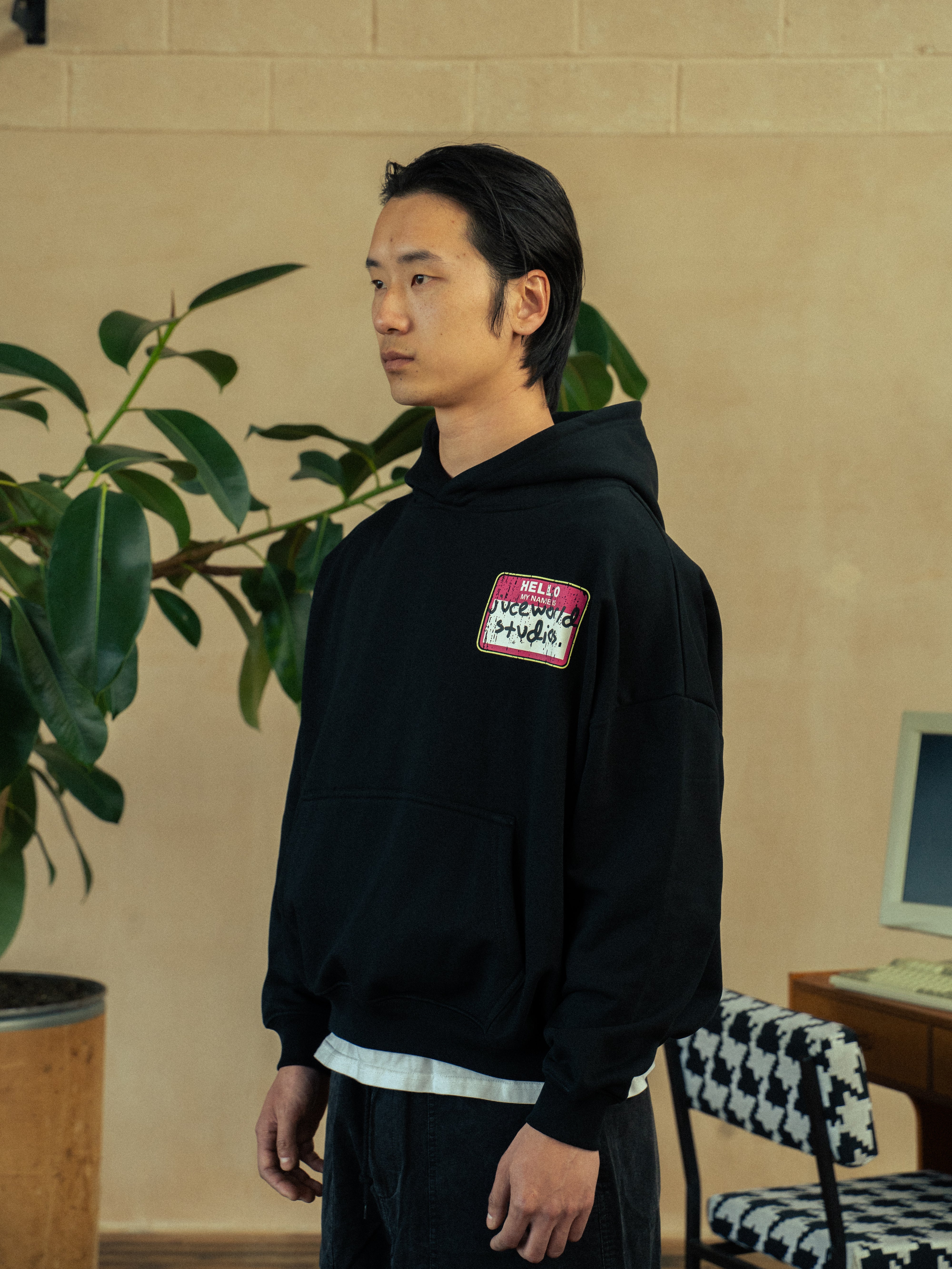Black Uniform Hoodie