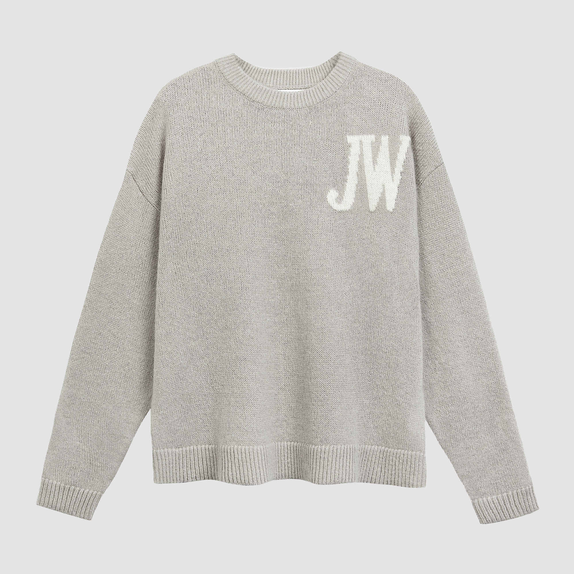 cool grey mohair sweater