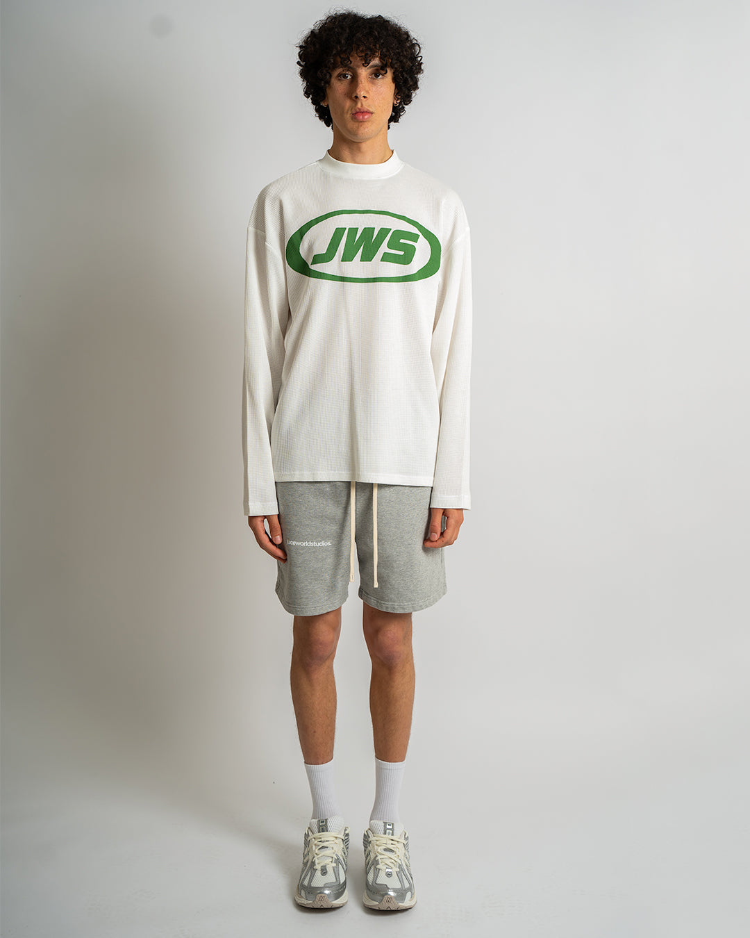 long sleeve waffle t shirt