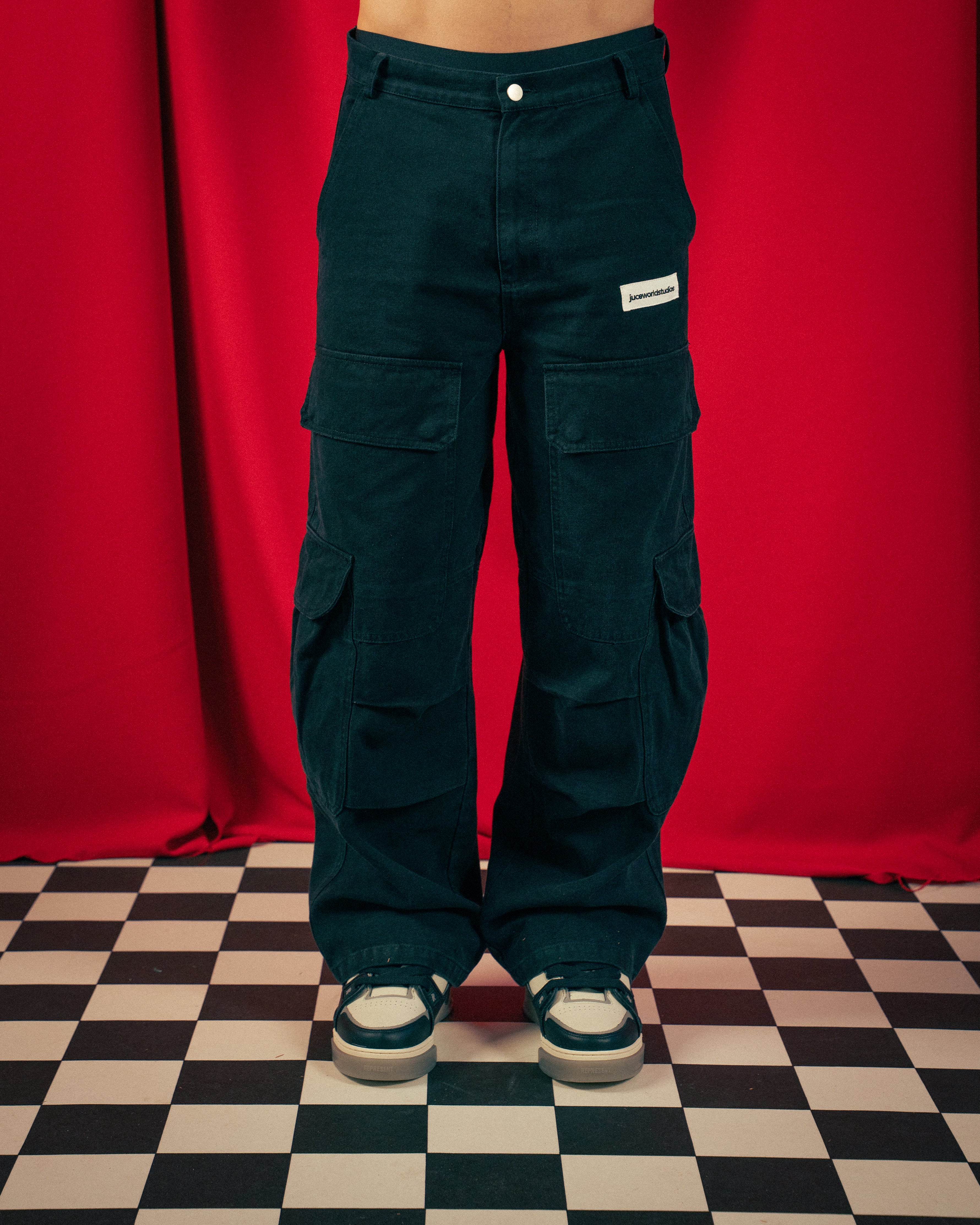 Black Cargo Pants V2