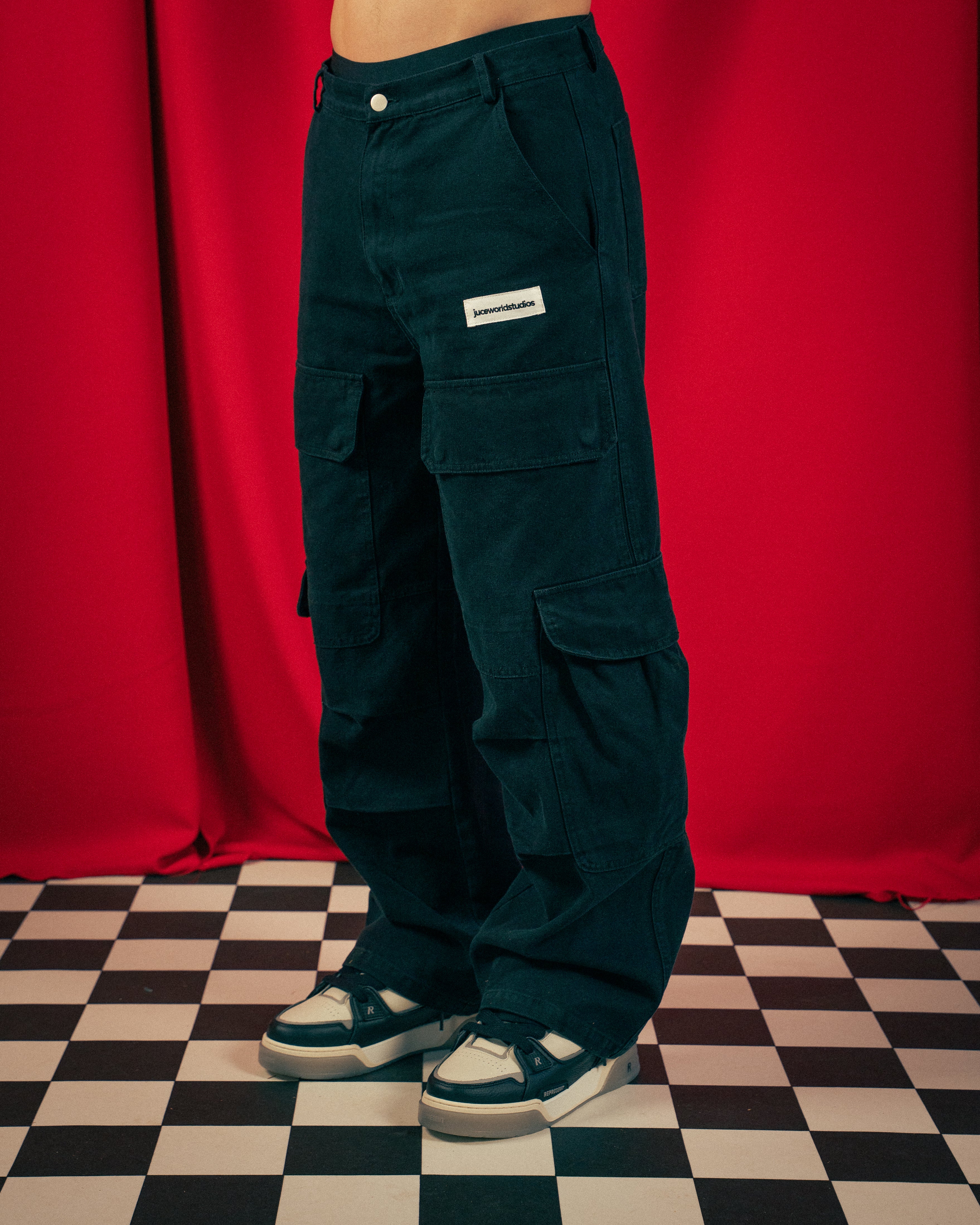 Black Cargo Pants V2