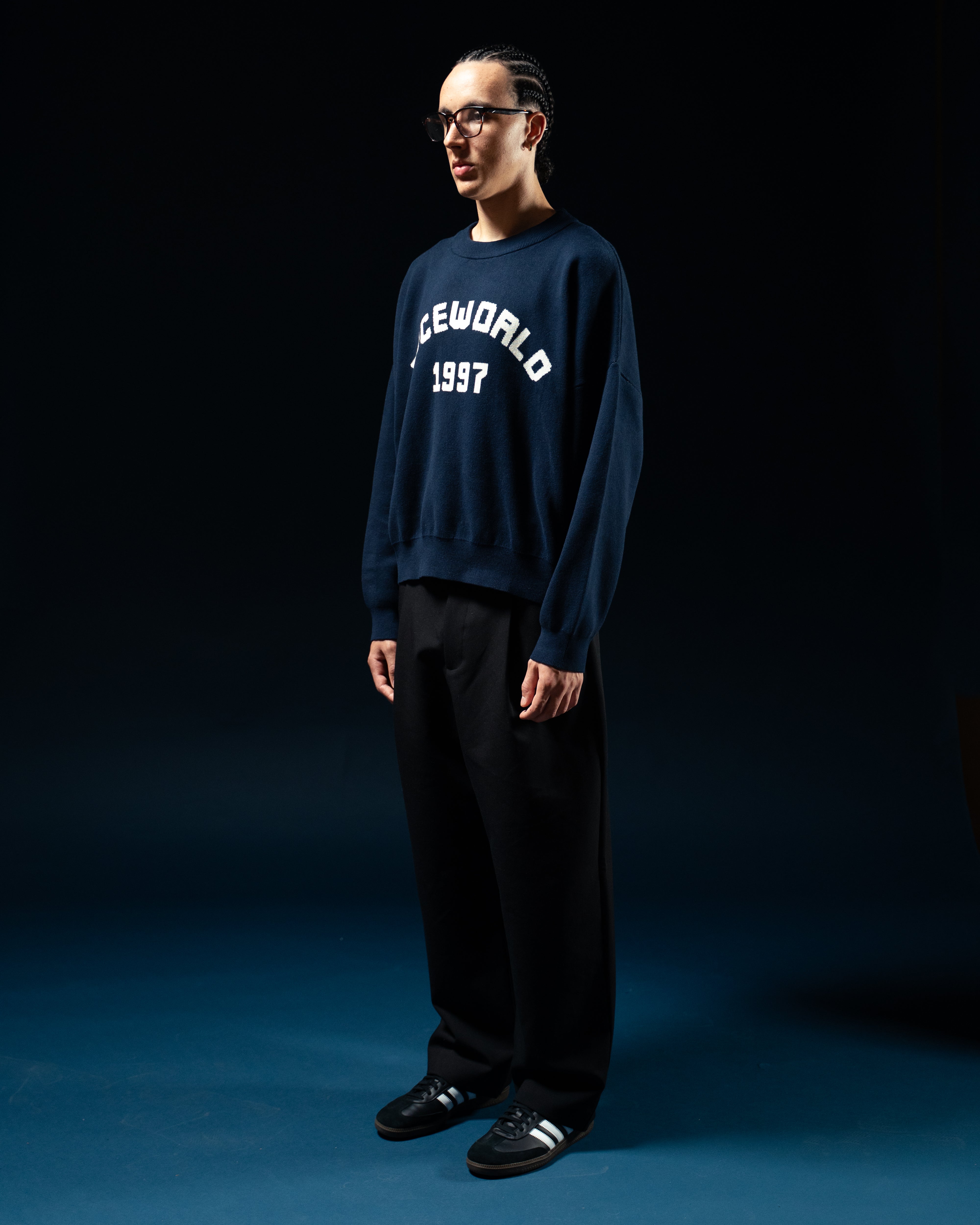 Navy Knit Sweater