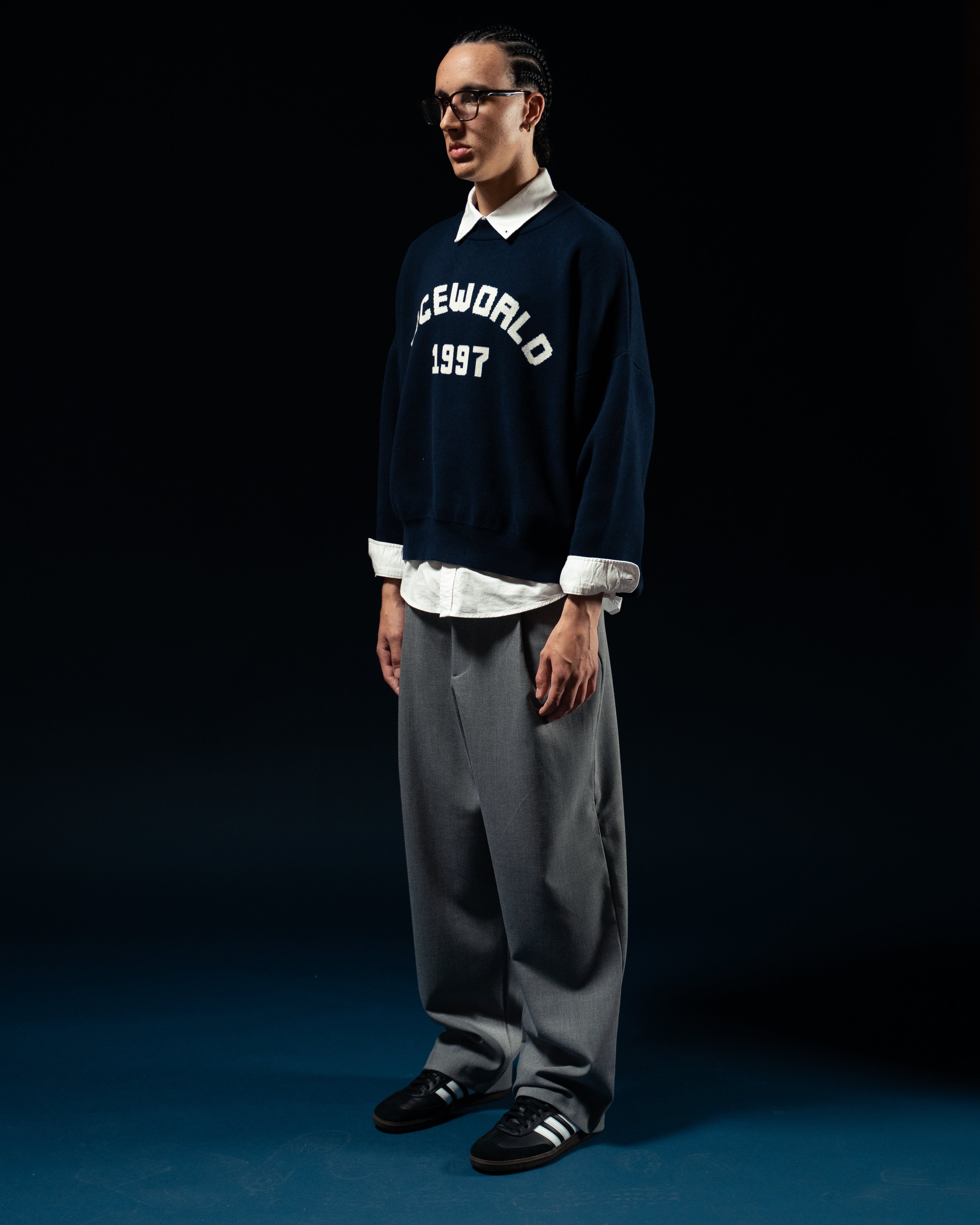 Navy Knit Sweater
